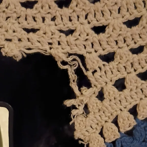 Bohemian Crochet Halter Top with Great Design. This Item Is Flawed. - Picture 5 of 9